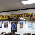 El Titan de Bronze cigar factory sign