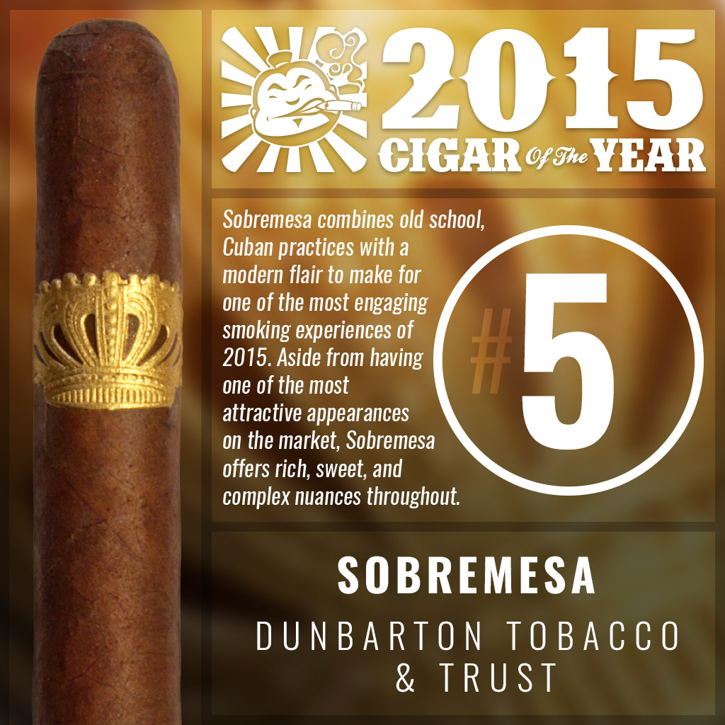 Sobremesa #5 cigar of the year 2015