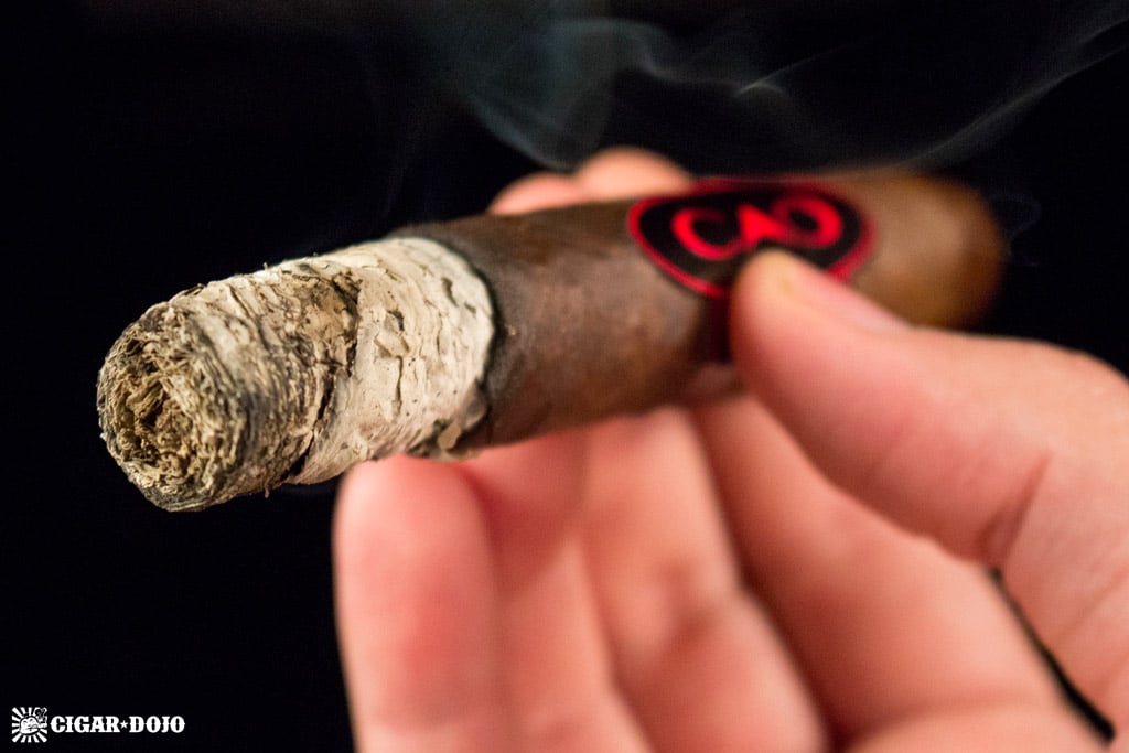 CAO Consigliere Associate robusto cigar smoking