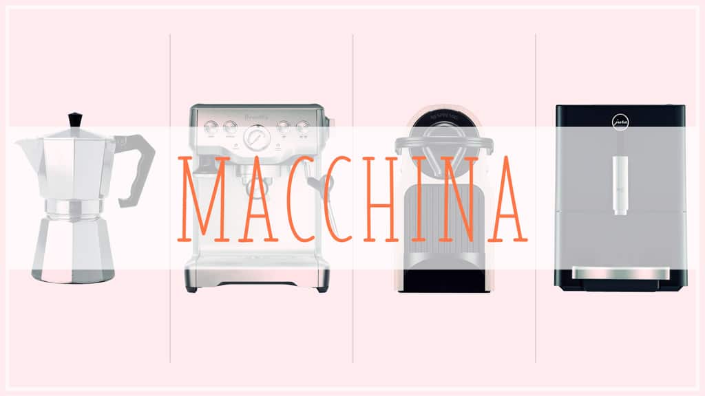 Macchina: four categories of espresso machines