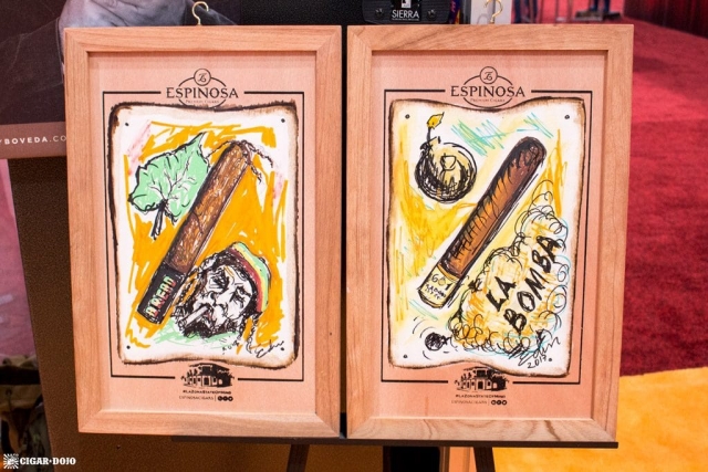 Espinosa cigar paintings IPCPR 2017