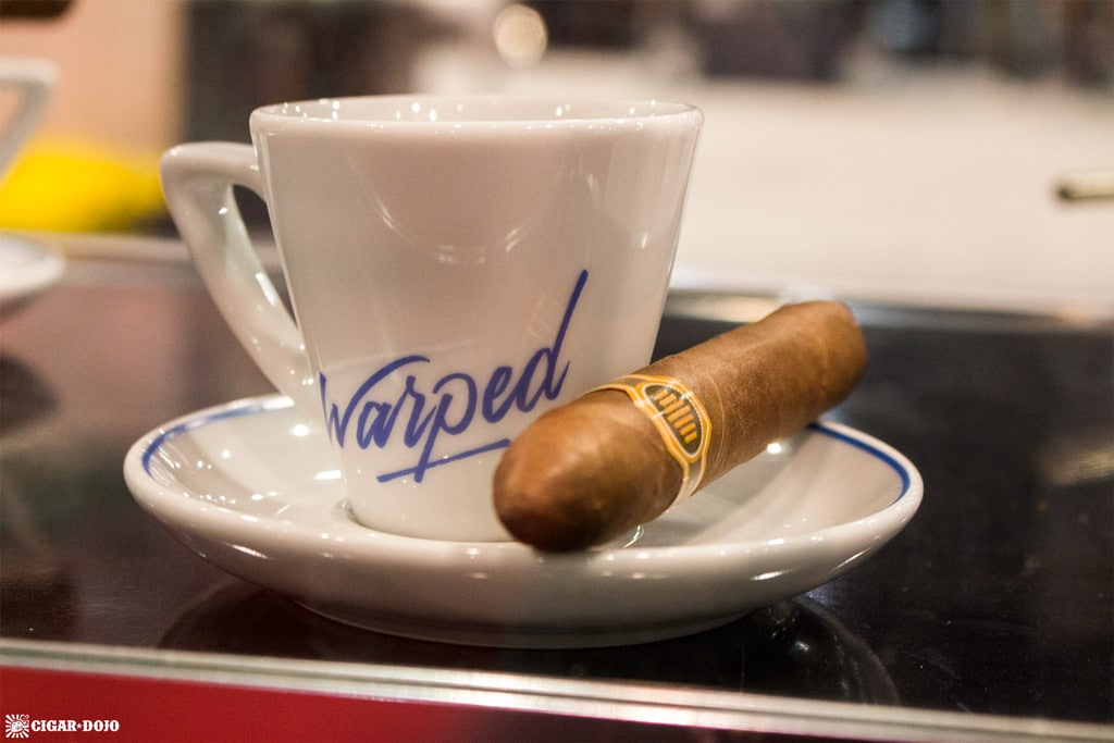 Warped Cigars espresso cup IPCPR 2017