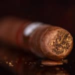 La Palina Bronze Label Robusto cigar cut cap