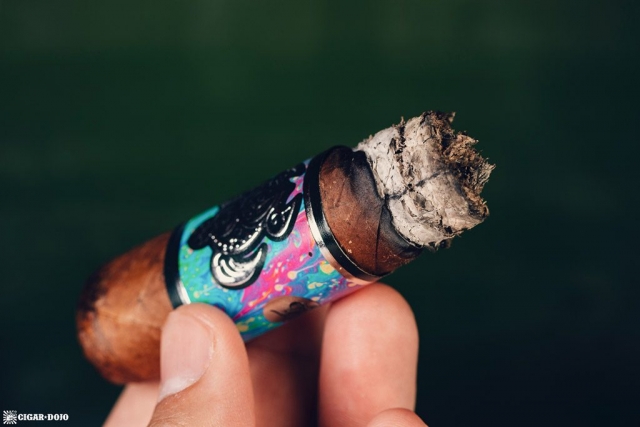 Psychedelic Turtle cigar ash
