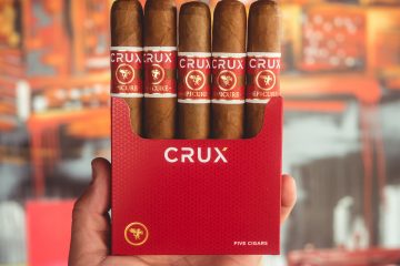 Crux Cigars 5-pack rebranded layout