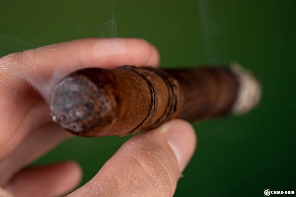CAO Orellana cigar smoking