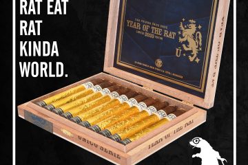 Drew Estate Liga Privada Único Serie Year of the Rat 2020 open cigar box