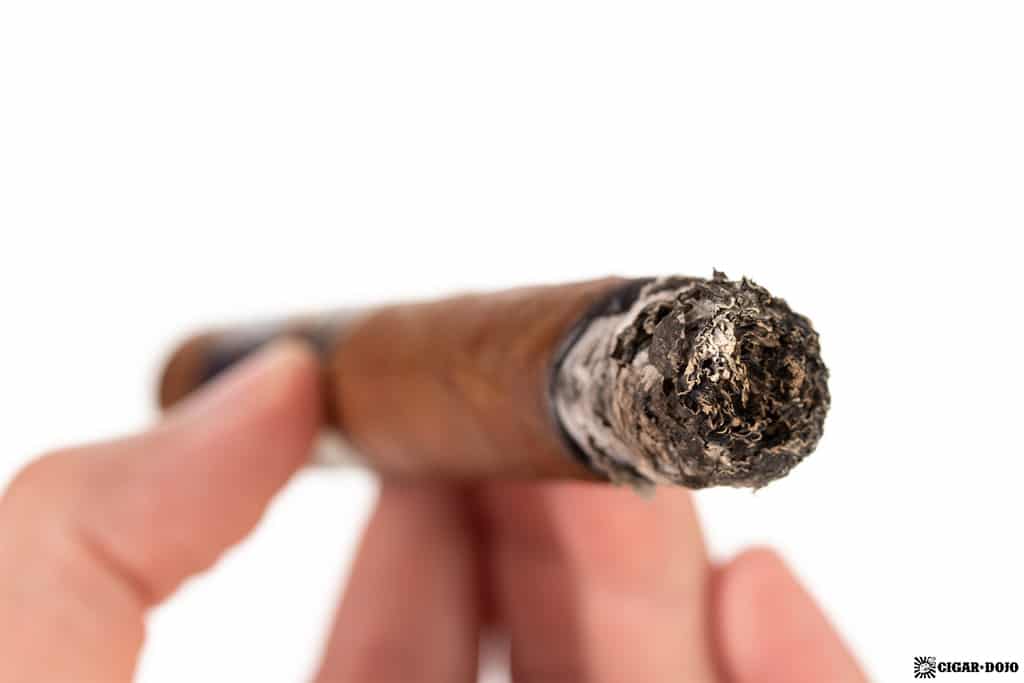 Aganorsa Leaf JFR Lunatic Torch Visionaries cigar ash