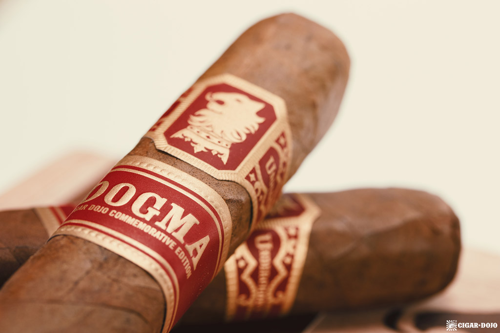 Drew Estate Undercrown Dogma Sun Grown cigars stacked