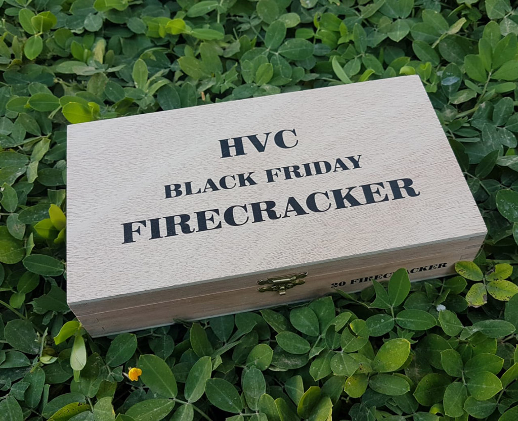 HVC Black Friday Firecracker cigar box