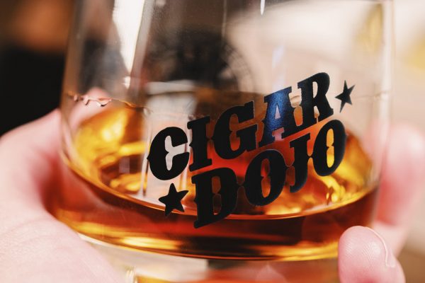 Cigar Dojo Rocks Glass 2021 mood shot closeup