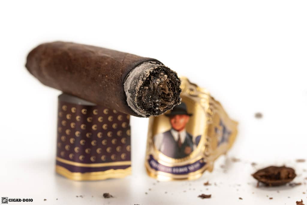 Protocol Eliot Ness Maduro Toro cigar nub finished