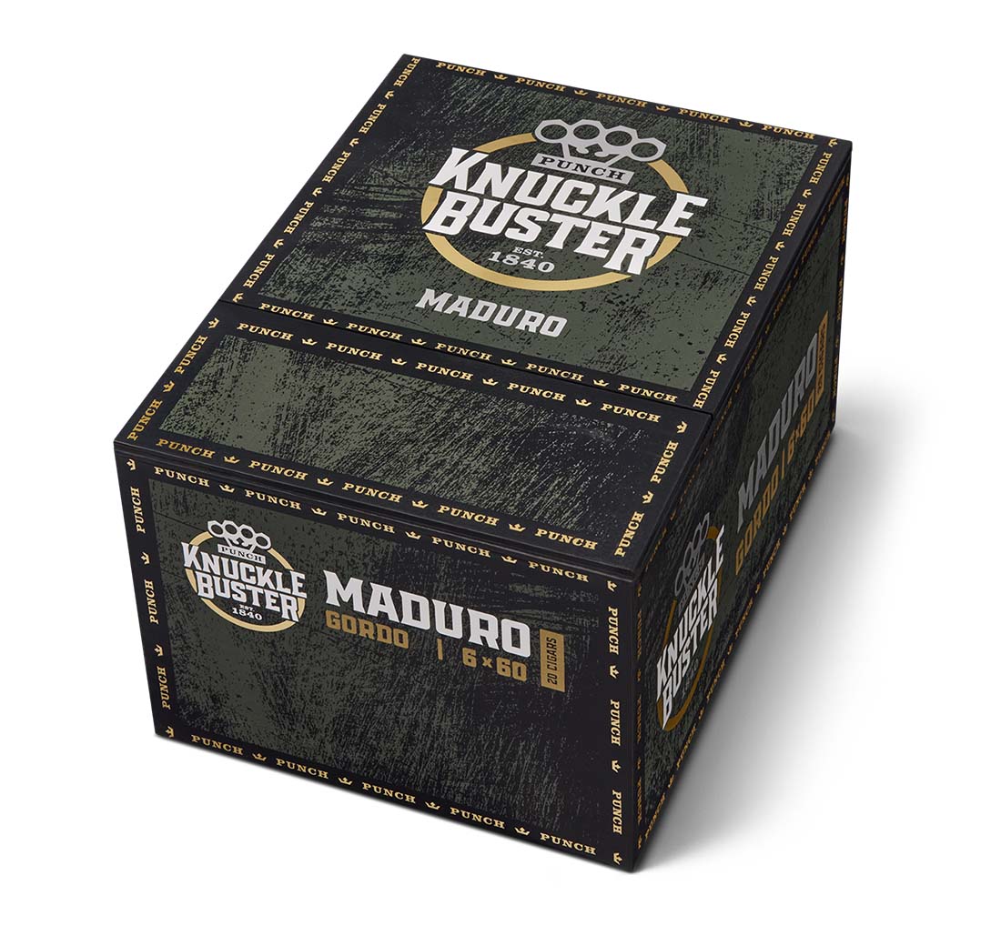 Punch Knuckle Buster Maduro cigar box
