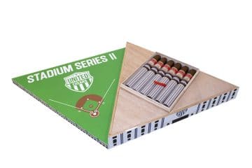 United Cigars CLE Stadium Series cigar box. open