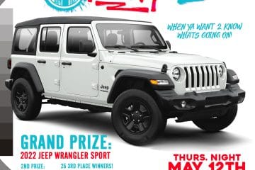 Drew Estate Freestyle Live 2022 Jeep Wrangler prize