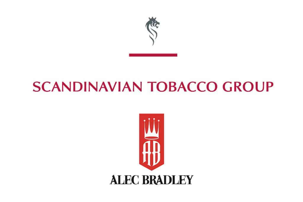 Scandinavian Tobacco Group (STG) and Alec Bradley logos