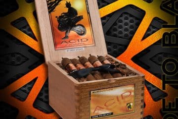 Drew Estate ACID Ode to Blatt cigar box open