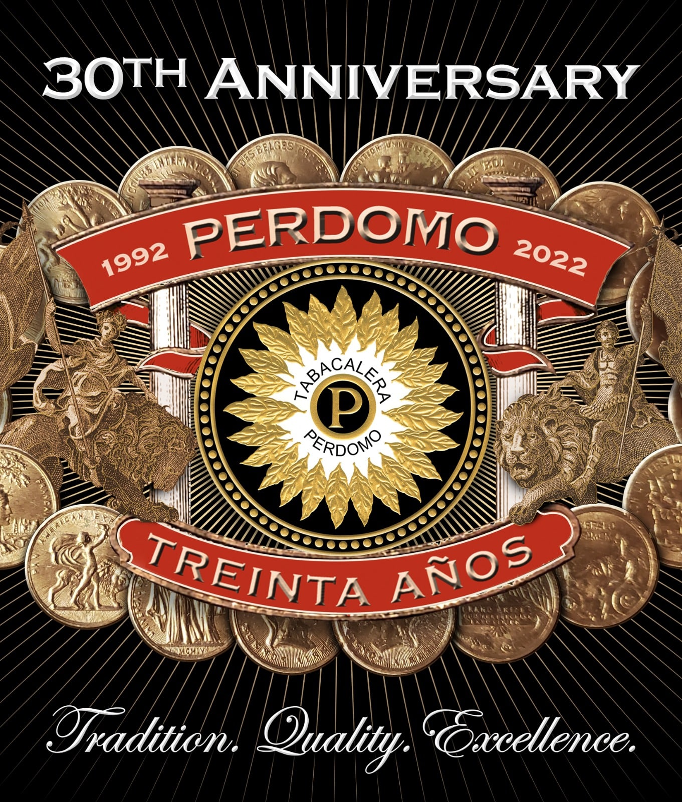 Perdomo 30th Anniversary announcement graphic