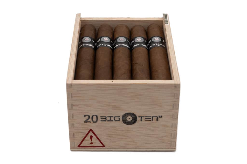 Surrogates Big Ten cigar box open