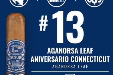 Aganorsa Leaf Aniversario Connecticut No. 13 Cigar of the Year 2023